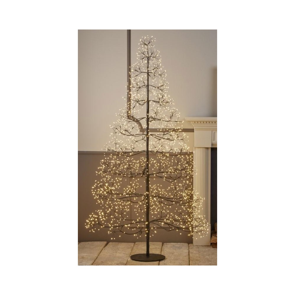 ALBERO 180CM CON 2100 LED BLAC